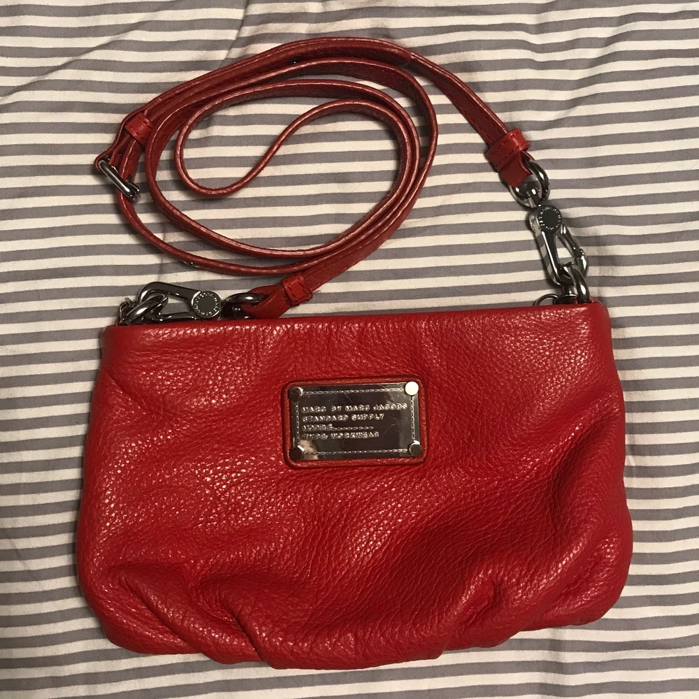 Marc by Marc Jacobs Red Leather Crossbody bag